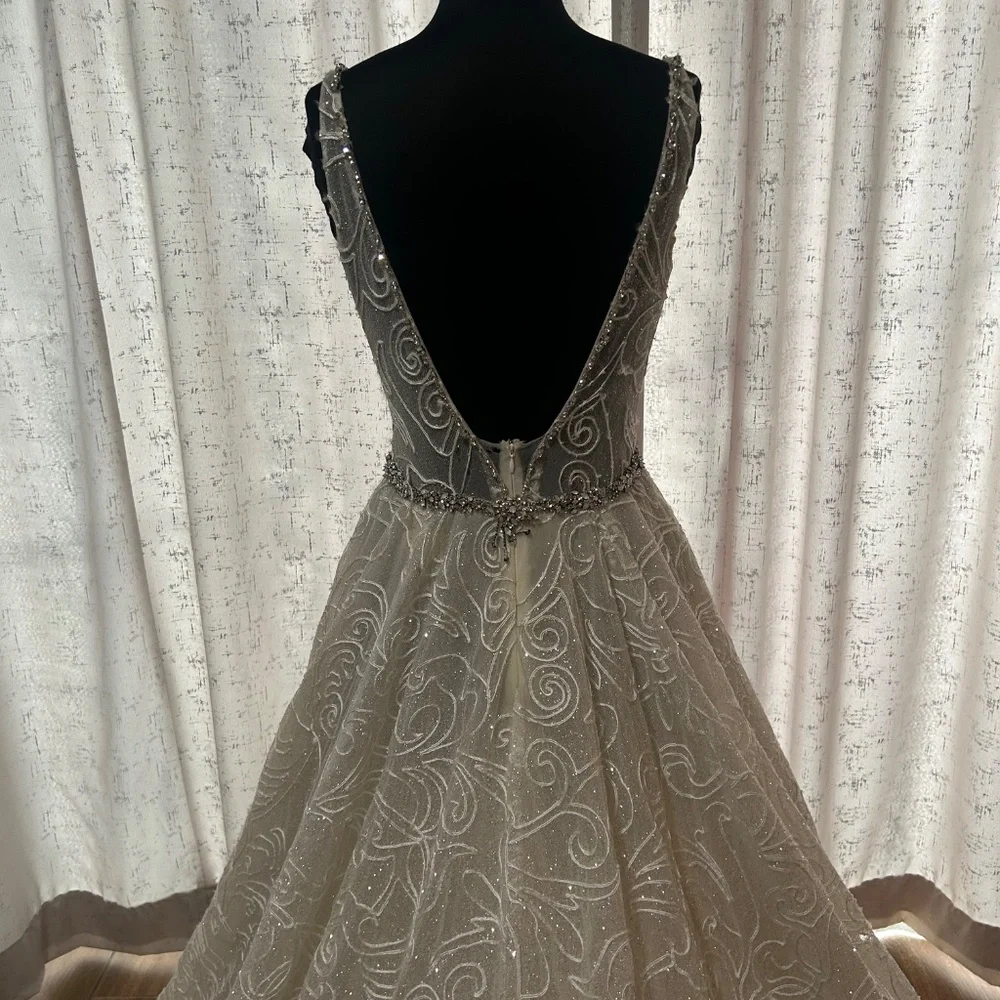Amalia Carerra Bridal Gown Size 14 - Picture 15 of 16